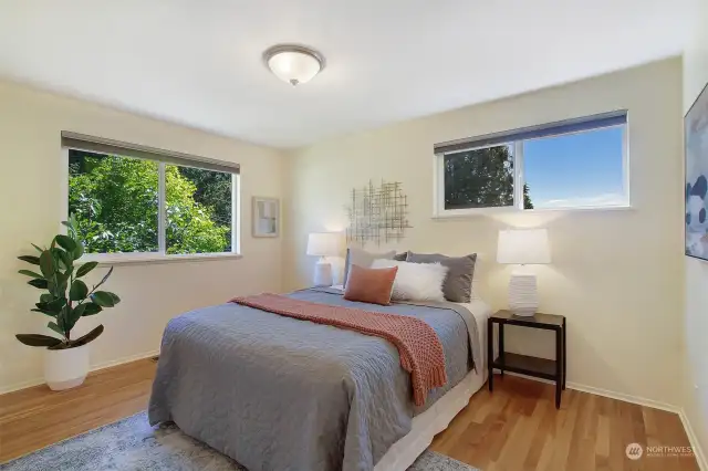 Another bedroom with amazing natural light