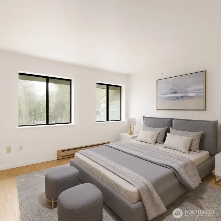 Large Bedroom, Virtual Staging