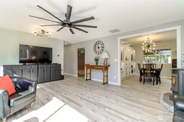 Lifetime LVP flooring throughout the house