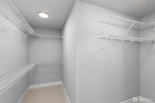 Huge Primary Closet