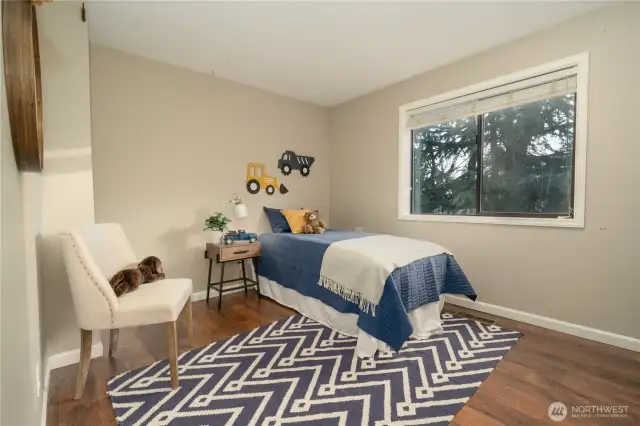 Bedroom #3 on the upper level.