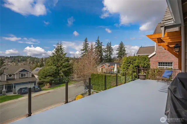 Northerly view from your front deck.