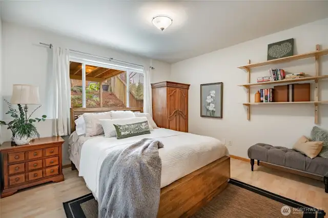 Large comfy second bedroom.
