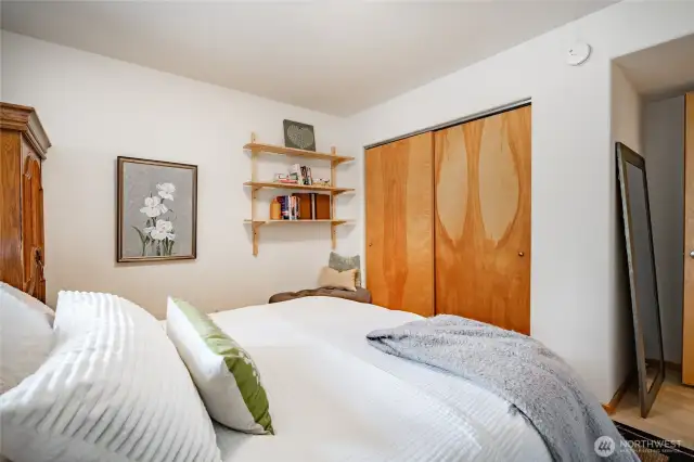 Another view of second bedroom.