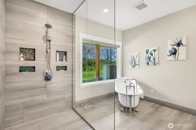 Downstairs primary bathroom