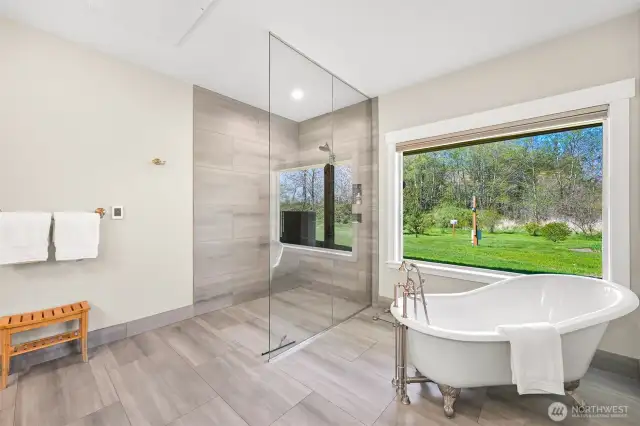 Downstairs primary bathroom