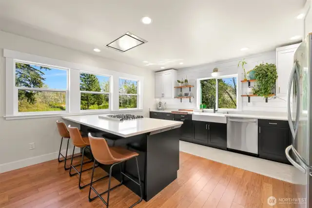 Upstairs kitchen