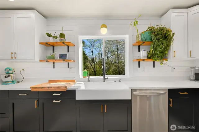 Upstairs kitchen