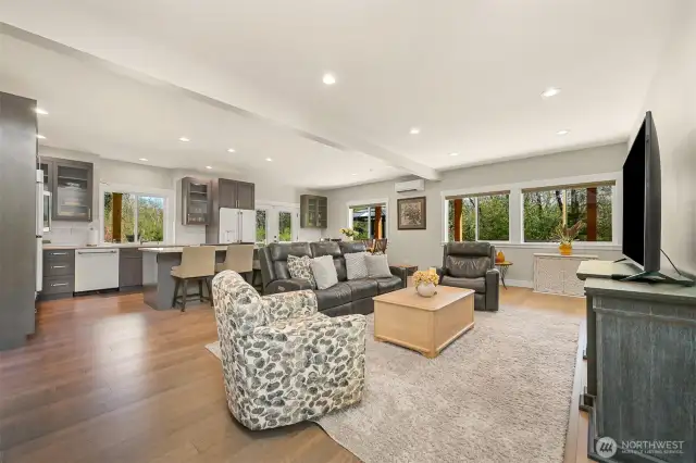Downstairs living area