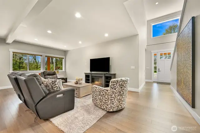 Downstairs living area