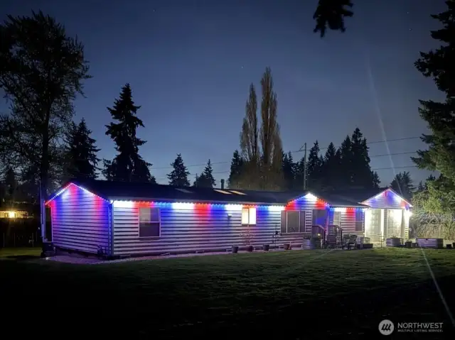 Year round themed LED LIGHTING   4th of July