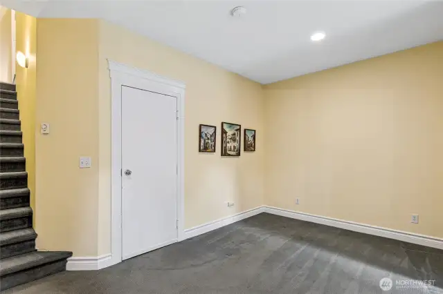 Bonus Room connects to Tandem Garage with Storage