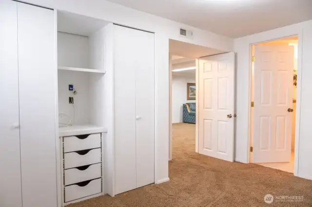 basement bedroom