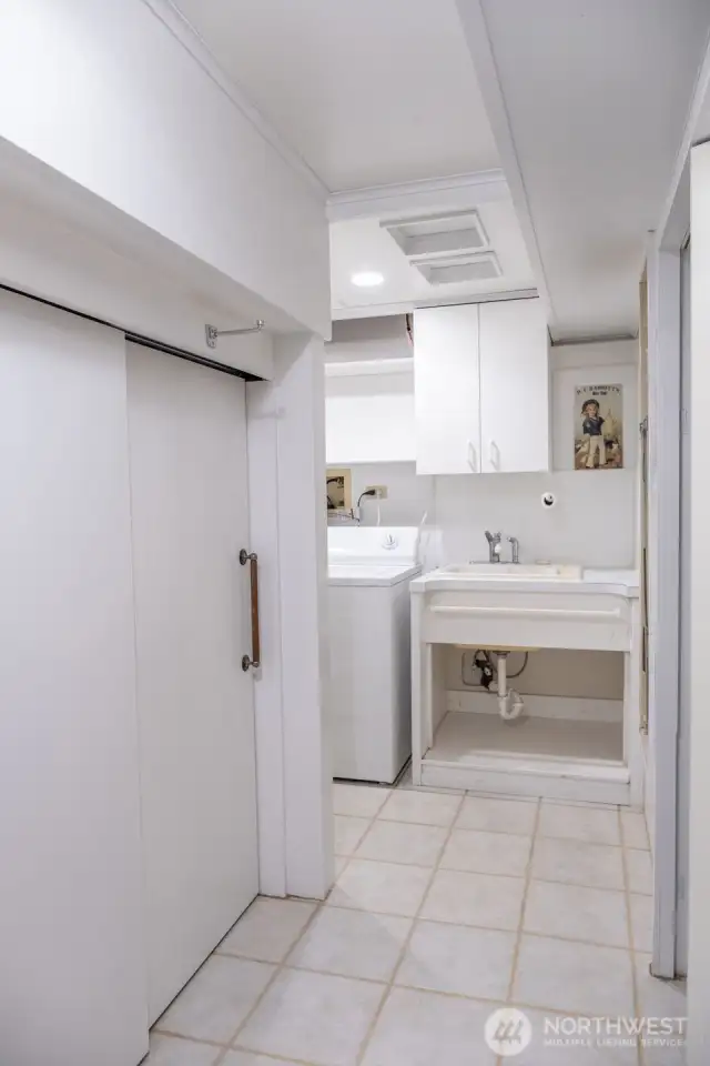 laundry room and storage