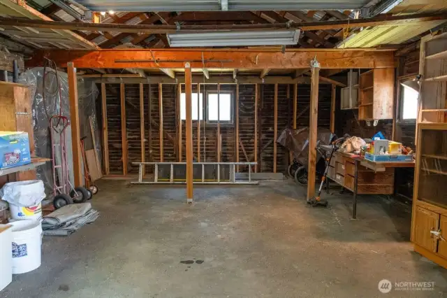interior of garage