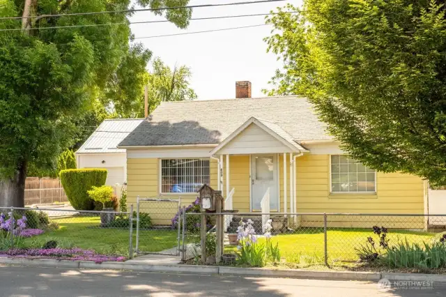 fully fenced yard