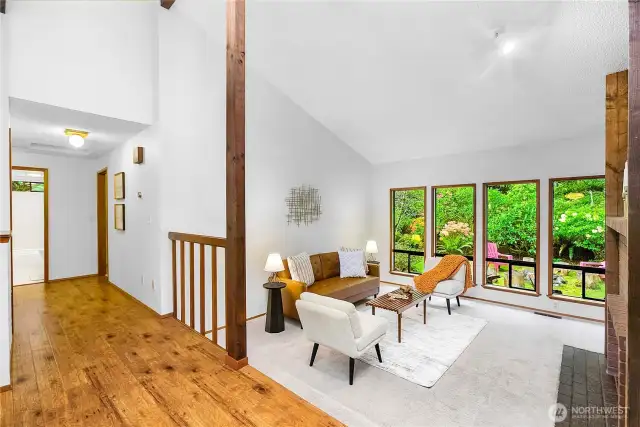 Open-concept living room
