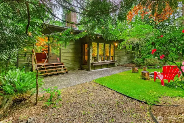 Beautiful backyard