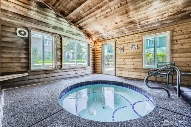 Indoor hot tub