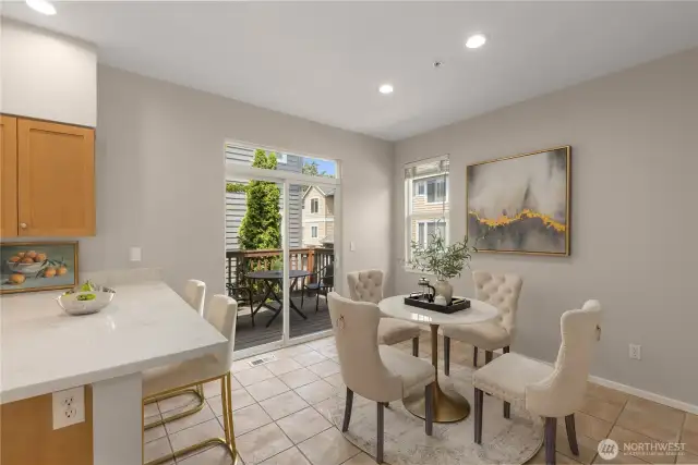 kitchen with breakfast nook