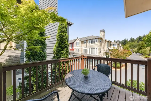 Private Deck Access right off the breakfast nook for outdoor enjoyment