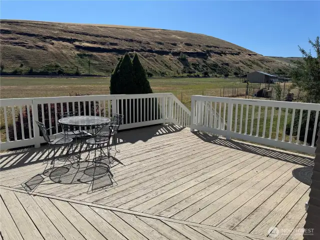 Deck Off Kitchen and Front Porch