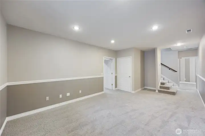 Basement living space