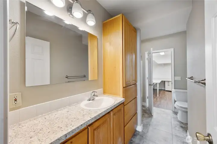 Lower leel bathroom