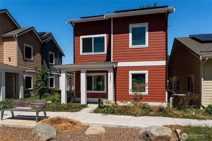 This is one of the few homes that are detached