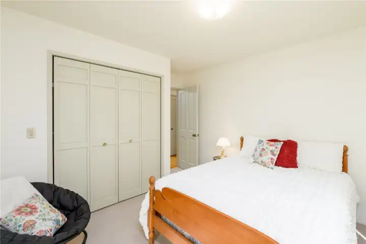 Second bedroom features large double closet