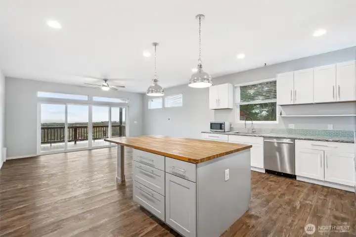 Open floor plan leading you to those amazing bay views!