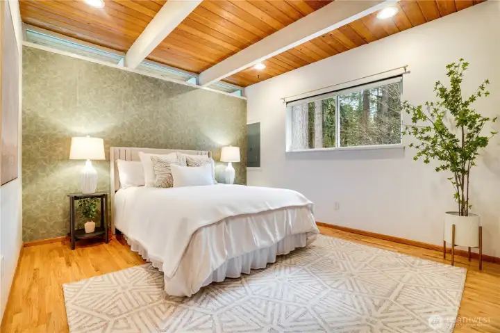 Both additional bedrooms on this floor have a wall of closet space.
