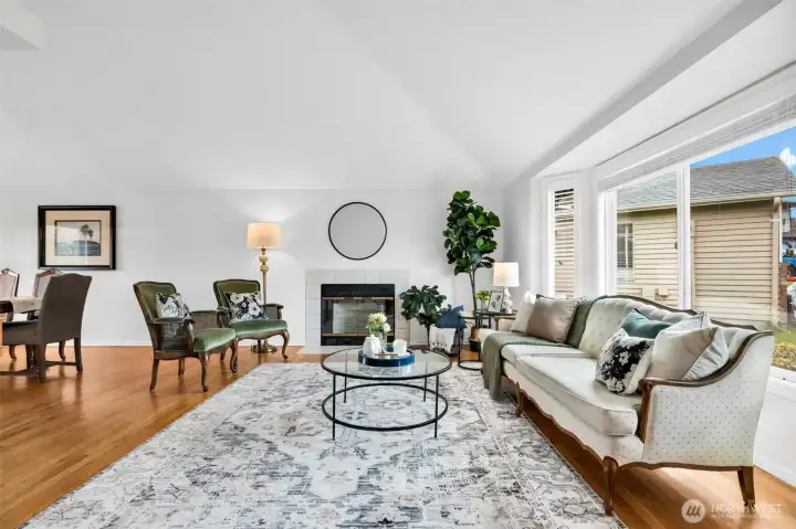 Wood Burning Fireplace