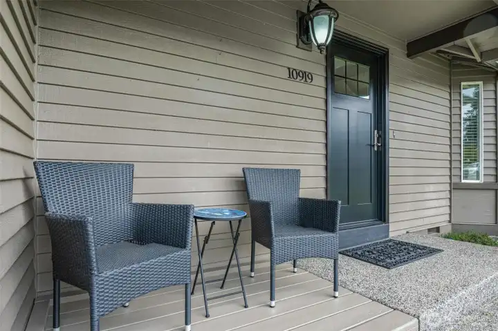 West Facing Front Porch