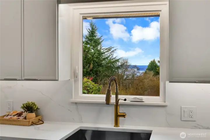 Cheery Sound view from kitchen sink