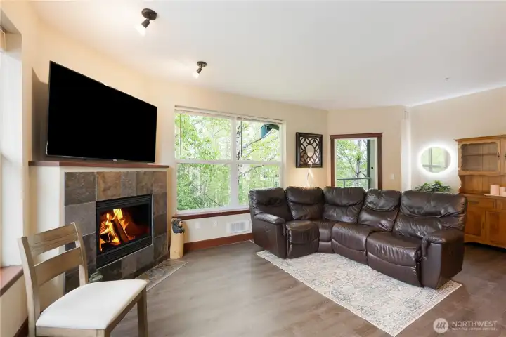 Lots of room for entertaining.