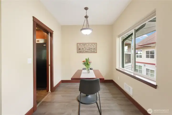 Dining area.