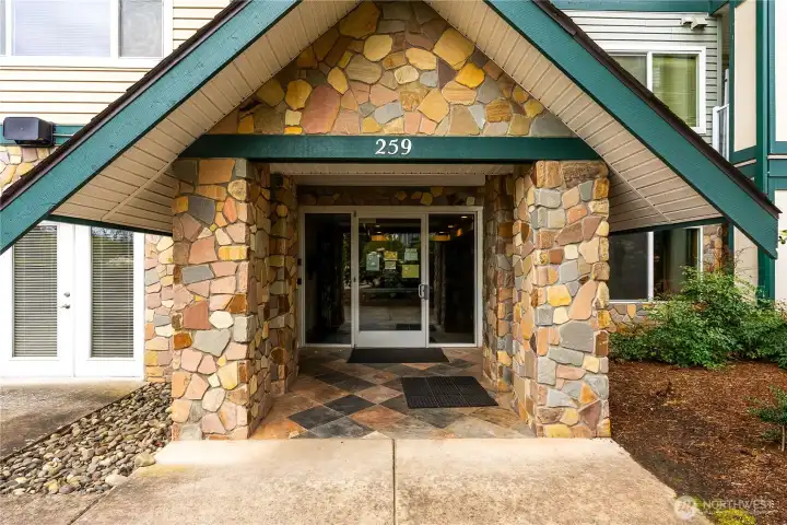 Secured entry for privacy and security.