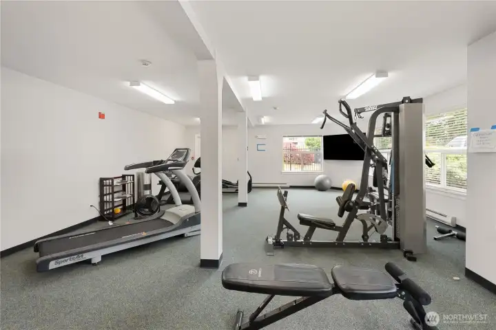 Clubhouse exercise room