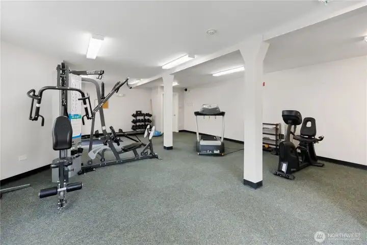 Clubhouse exercise room