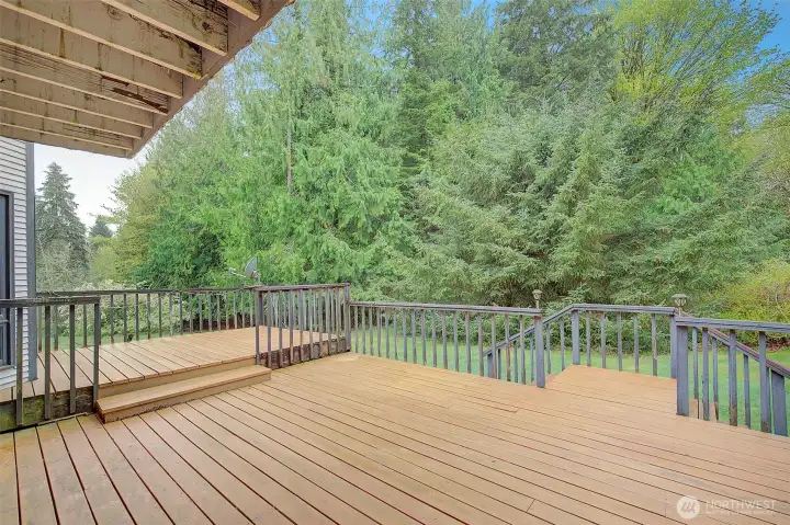 back deck off of family room