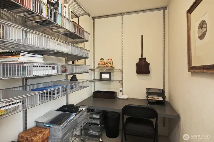 Just enough space for a small home office.