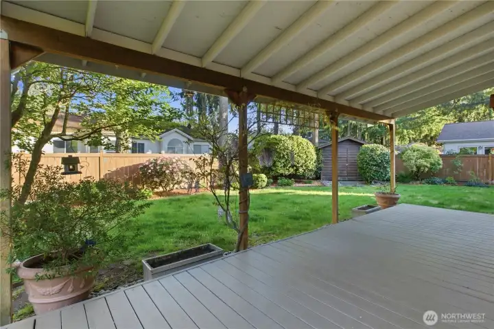 Imagine BBQing dinners and relaxing here on hot summer nights!