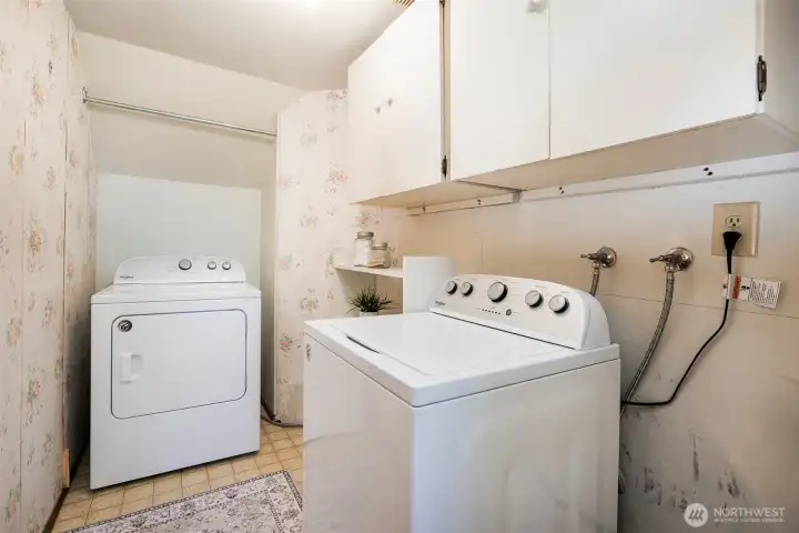 Laundry room on lower level