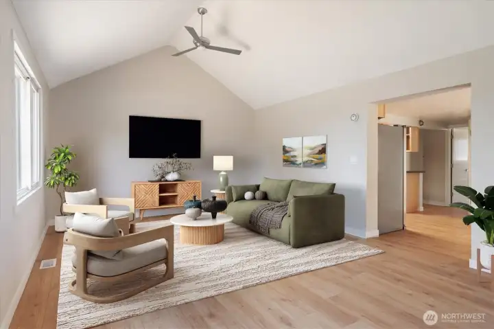 Expansive Living Room (Virtually Staged)