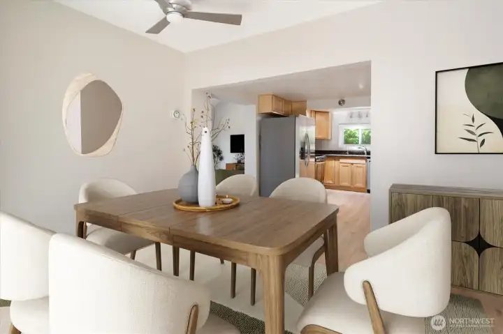 Dining Room (Virtually Staged)