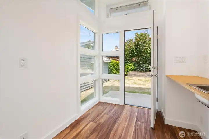 Interior View of Flexible Office Space in Outbuilding