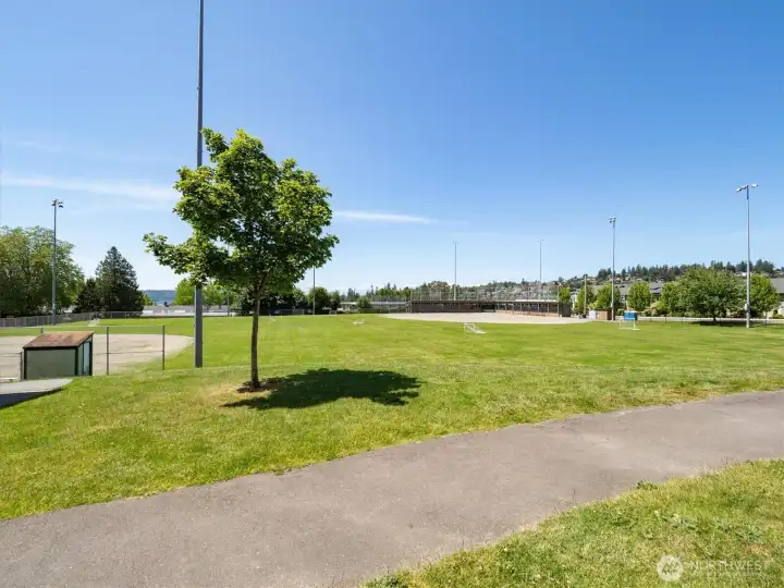 Baseball Fields Located at Des Moines Field House Park