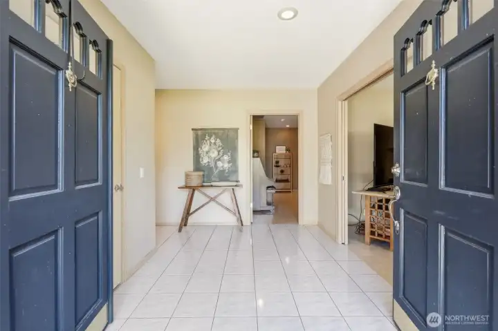 Big Entry closet - all hallways and pass throughs are ADA accessible