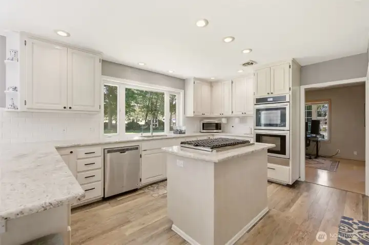 Updated granite countertops